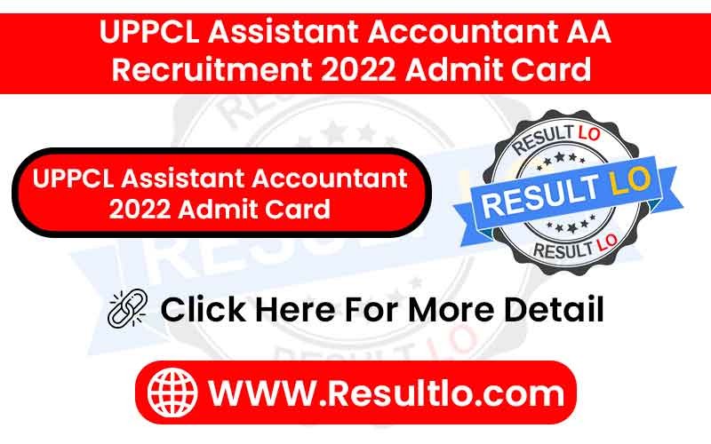 UPPCL Assistant Accountant 2022 Admit Card