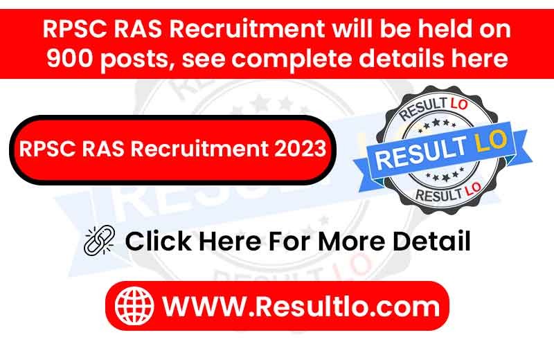 RPSC RAS Recruitment 2023