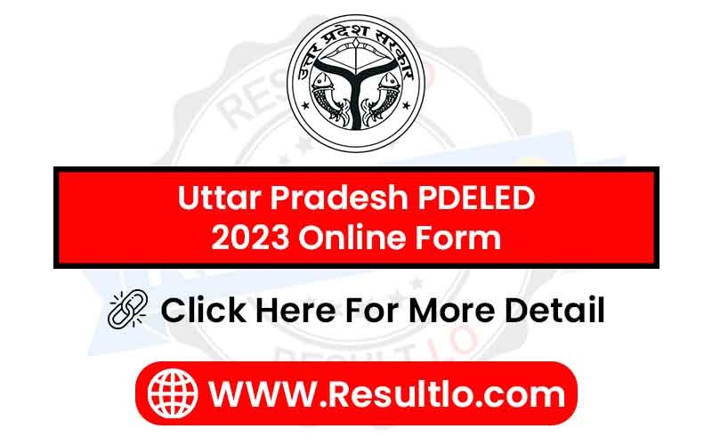 Uttar Pradesh PDELED 2023 Online Form