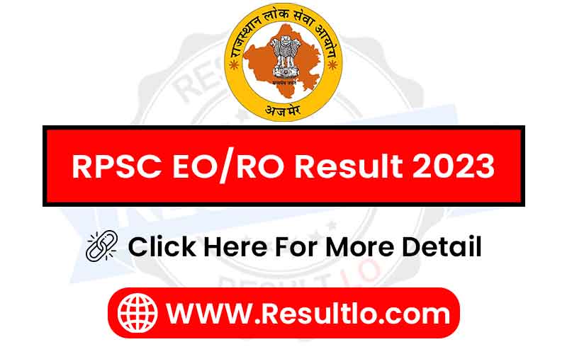 RPSC EO/RO Result 2023