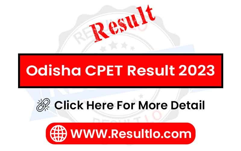 Odisha CPET Result 2023