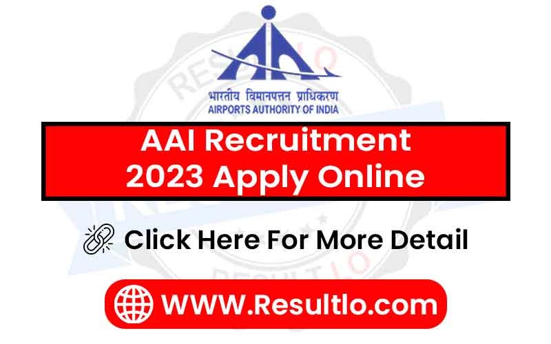 AAI Recruitment 2023 Apply Online
