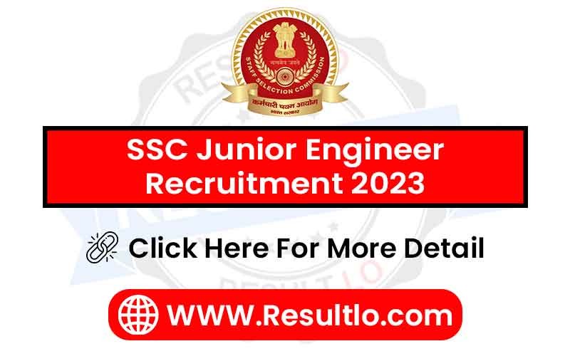 SSC Junior Engineer Recruitment 2023