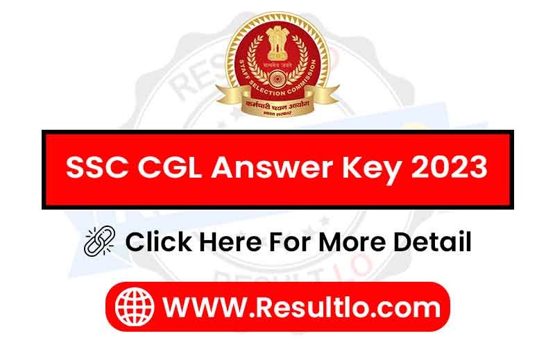 SSC CGL Answer Key 2023
