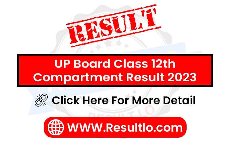 UP Board Class 12th Compartment Result 2023
