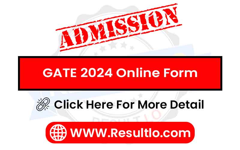 GATE 2024 Online Form