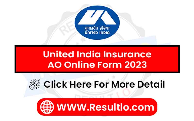 United India Insurance AO Online Form 2023