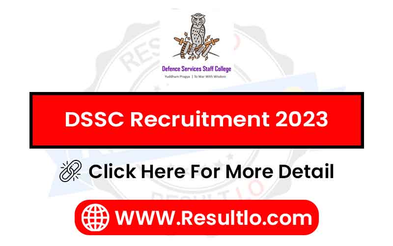 DSSC Recruitment 2023