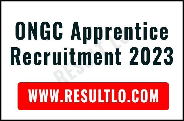 ONGC Apprentice Recruitment 2023
